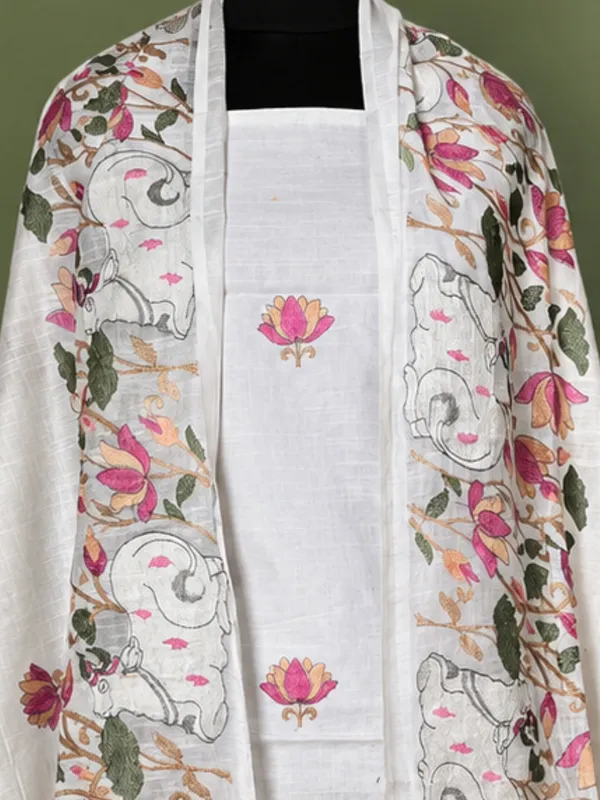 Gulshan_Pure_Linen_Embroidered_Suit_(T+B+D)_White