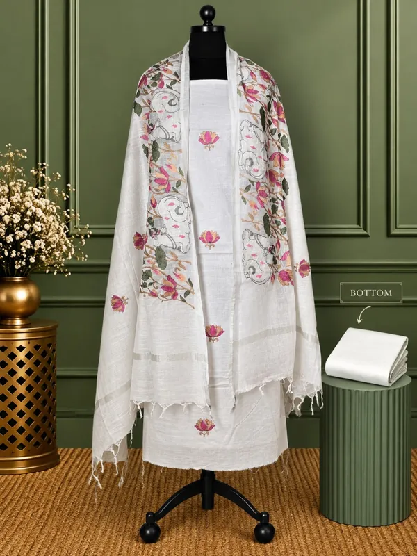 Gulshan_Pure_Linen_Embroidered_Suit_(T+B+D)_White