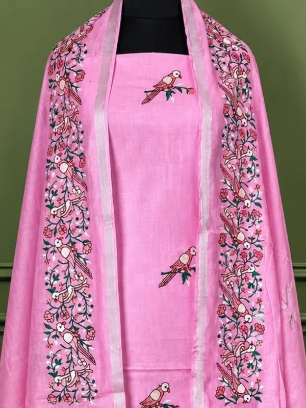 Gulshan_Pure_Linen_Embroidered_Suit_(T+B+D)_Bright_Pink