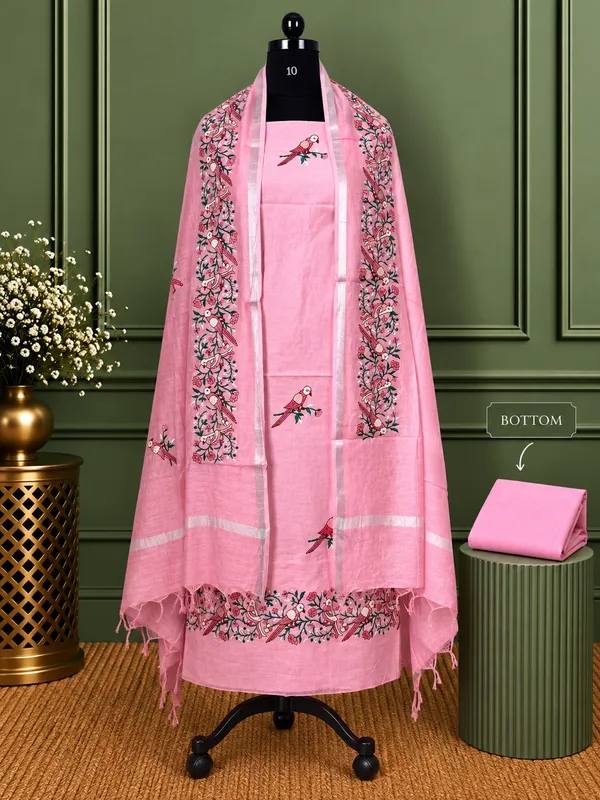 Gulshan_Pure_Linen_Embroidered_Suit_(T+B+D)_Soft_Pink