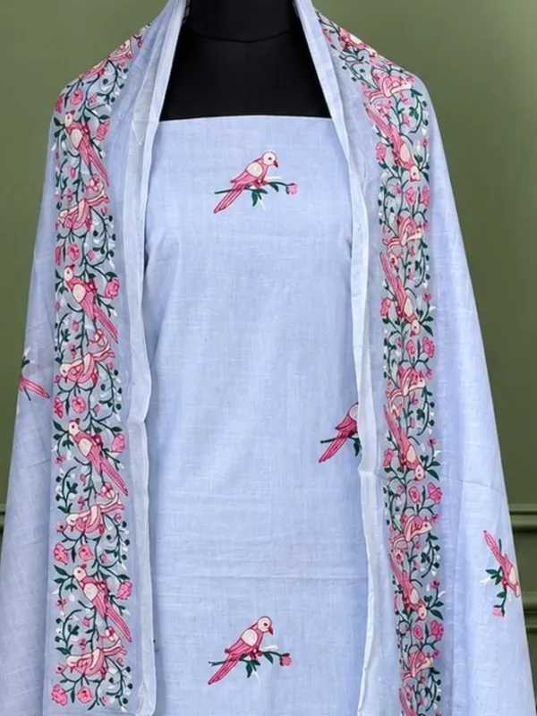 Gulshan_Pure_Linen_Embroidered_Suit_(T+B+D)_Powder_Blue