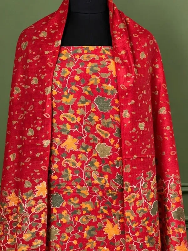 Sunehri_Katan_Silk_Hand_Block_Printed_Suit_(T+B+D)_Ruby_Red
