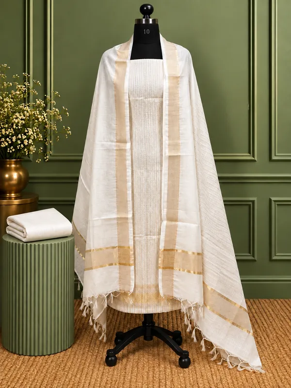 Zari_Roop_Kota_Silk_Zari_Woven_Suit_Set_Cool_White