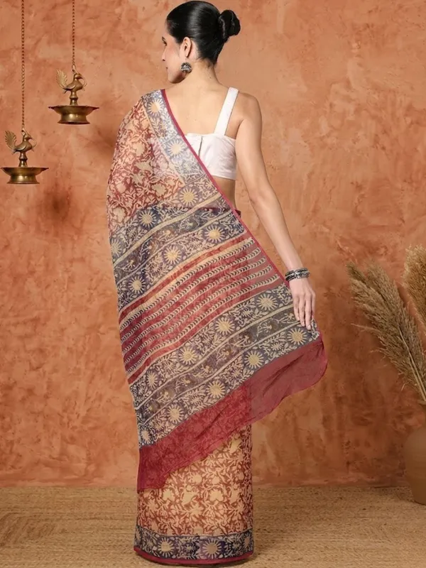 Rangmaati_Kota_Doria_Hand_Block_Print_Rustic_Saree