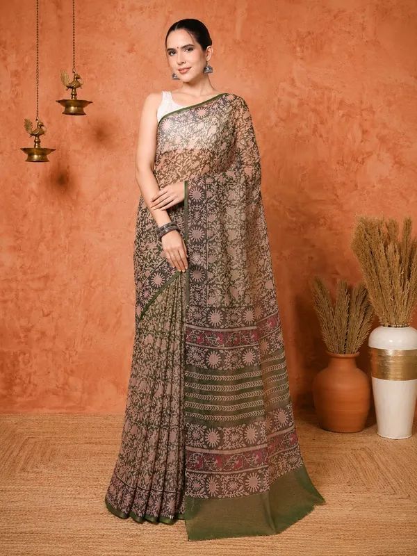 Rangmaati_Kota_Doria_Hand_Block_Print_Majestic_Saree