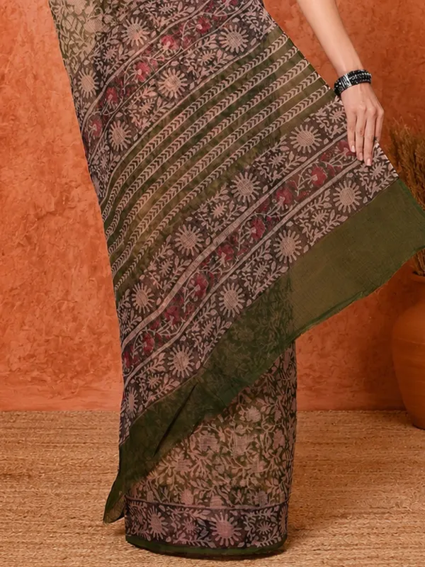 Rangmaati_Kota_Doria_Hand_Block_Print_Majestic_Saree