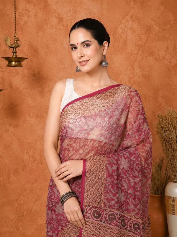 Rangmaati_Kota_Doria_Hand_Block_Print_Whimsical_Saree