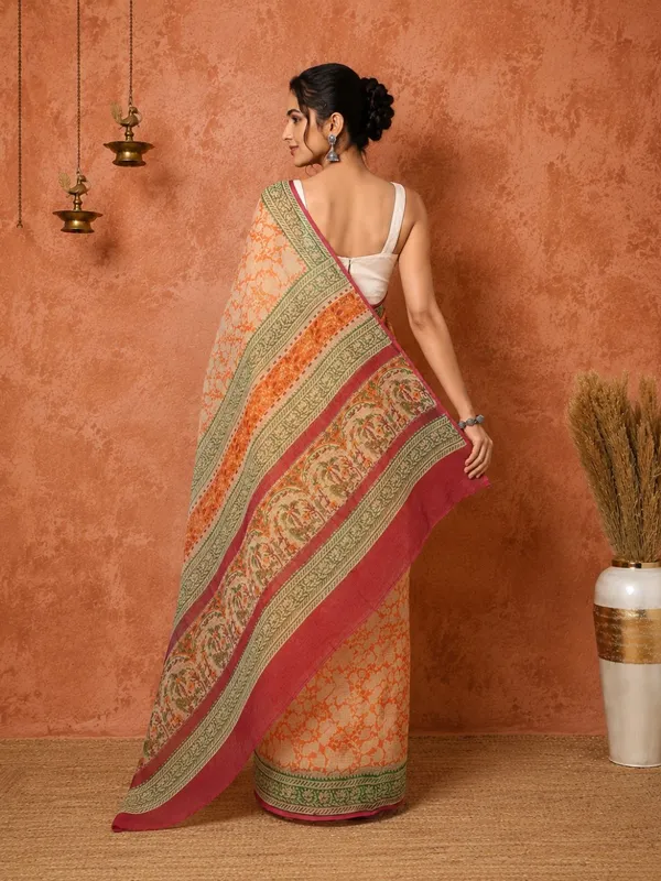 Rangmaati_Kota_Doria_Hand_Block_Print_Joyful_Saree