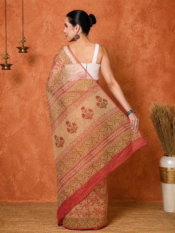 Rangmaati_Kota_Doria_Hand_Block_Print_Striking_Saree
