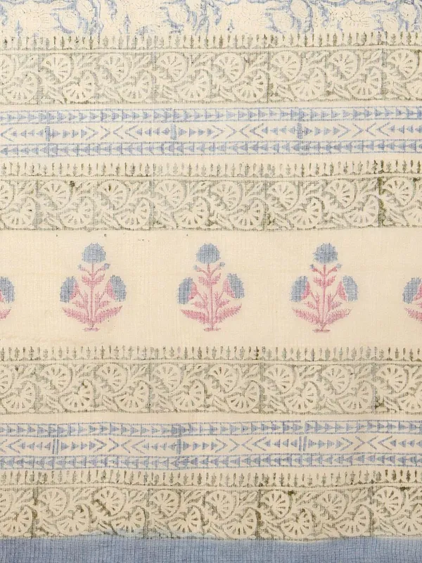 Rangmaati_Kota_Doria_Hand_Block_Print_Harmonious_Saree