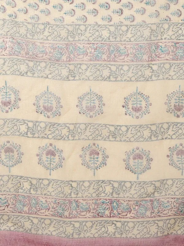 Rangmaati_Kota_Doria_Hand_Block_Print_Subtle_Saree