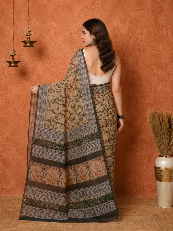 Rangmaati_Kota_Doria_Hand_Block_Print_Ethereal_Saree