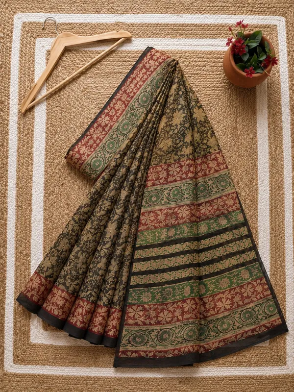 Rangmaati_Kota_Doria_Hand_Block_Print_Lively_Saree