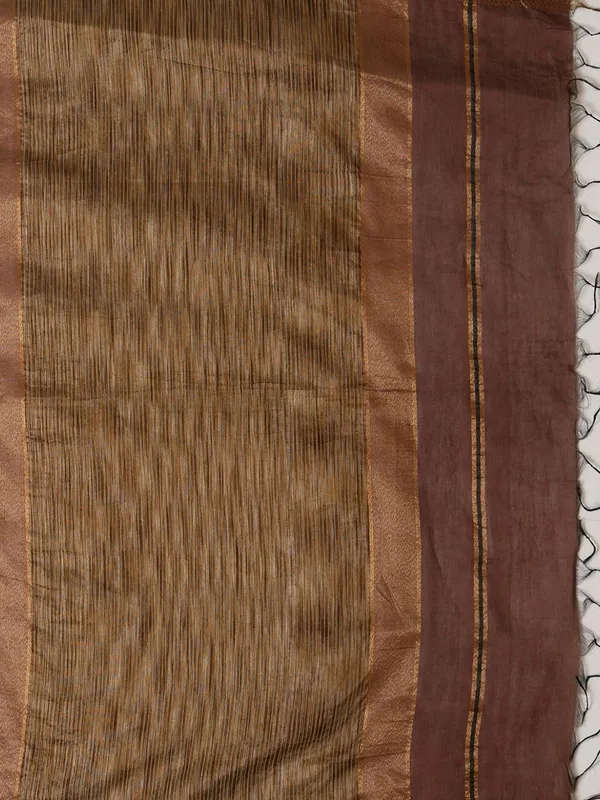 Dhaaga_Roop_Kota_Silk_Ghicha_Stripe_Saree_Brown