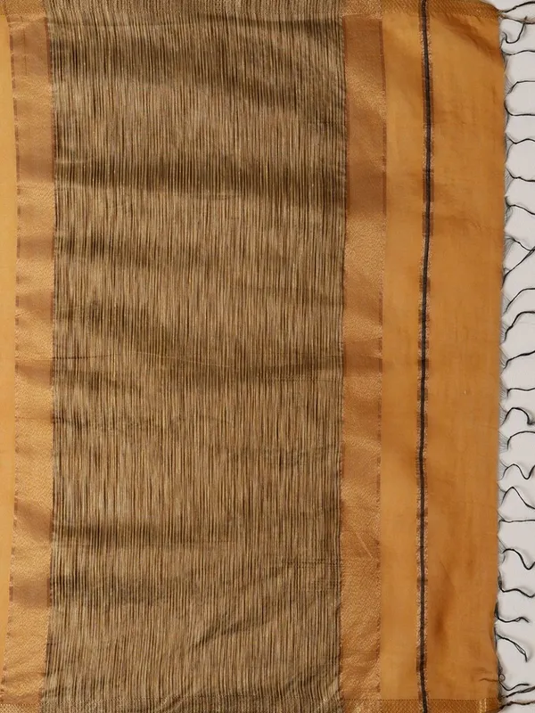 Dhaaga_Roop_Kota_Silk_Ghicha_Stripe_Saree_Mustard_Yellow
