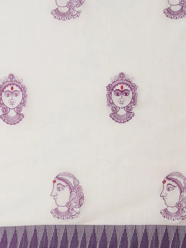 Prakriti_Kora_Silk_Embroidered_Saree_White_&_Blue