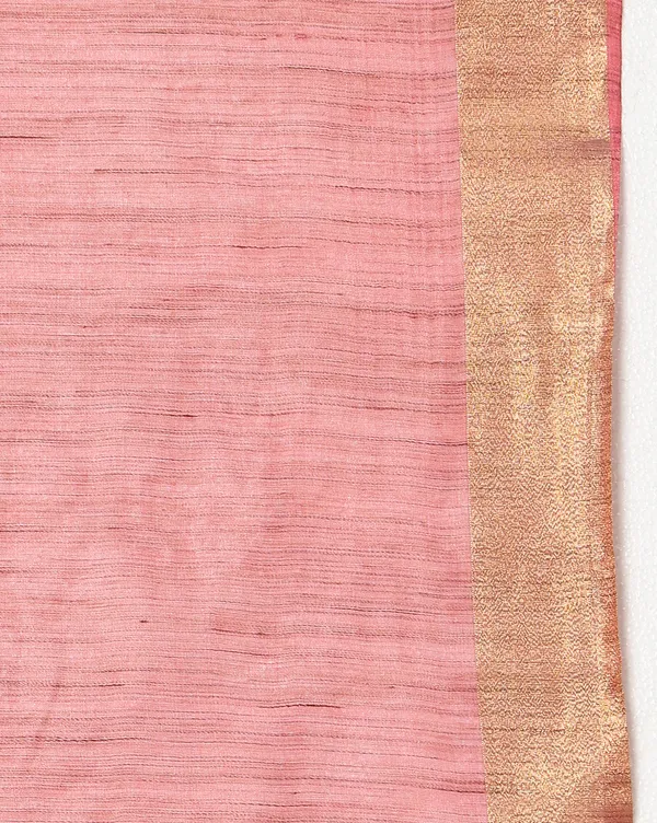 Rangini_Banswara_Cotton_Silk_Saree_Coral_Pink