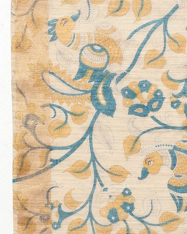 Rangini_Madhubani_Banswara_Cotton_Silk_Saree_Soft_Beige