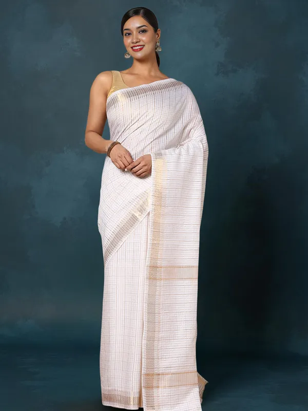 Rangrez_Katan_Silk_Hand_Dyed_Saree_Ivory_White