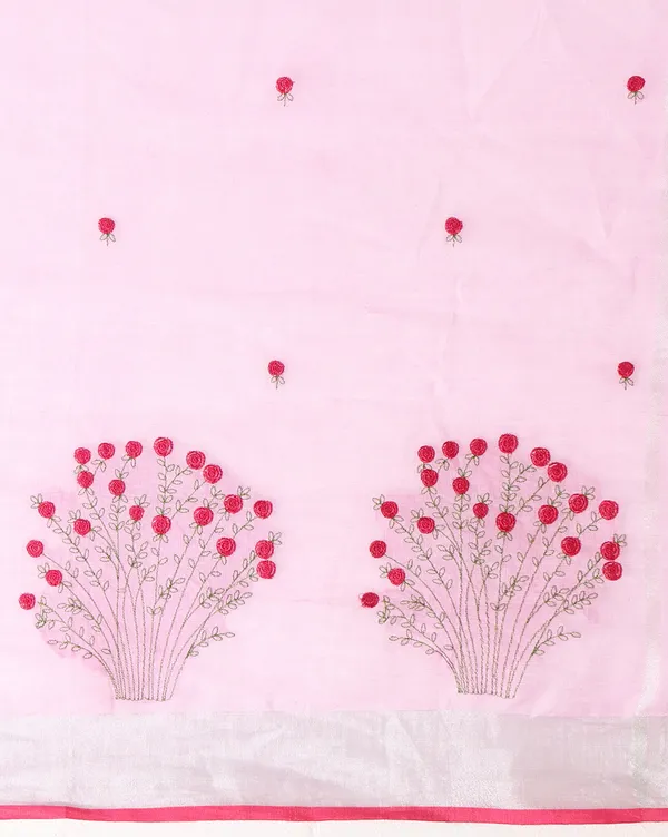 Gulmohar_Pure_Linen_Embroidered_Saree_Pale_Pink