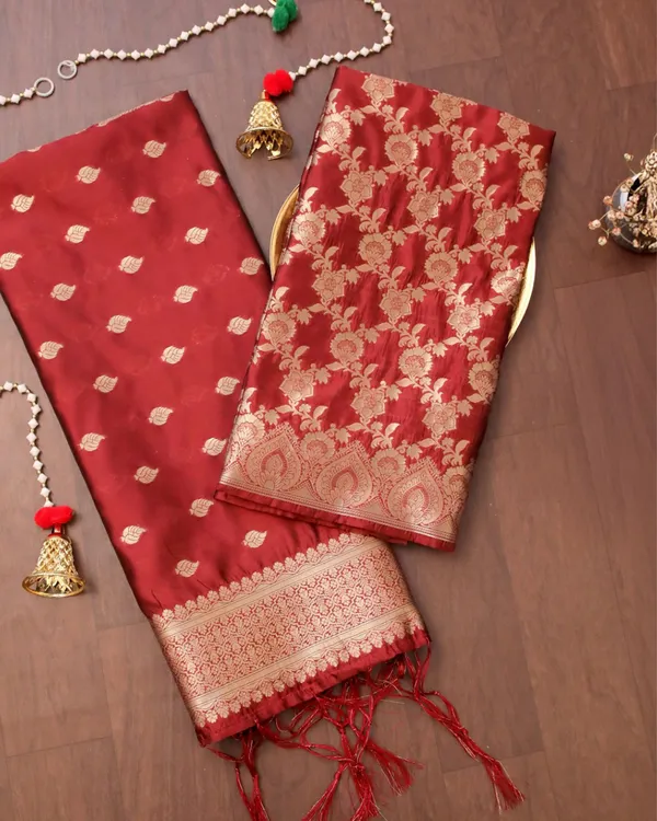 Noor-e-Banaras_Lichi_Silk_Brown_Brocade_Weaving_Suit