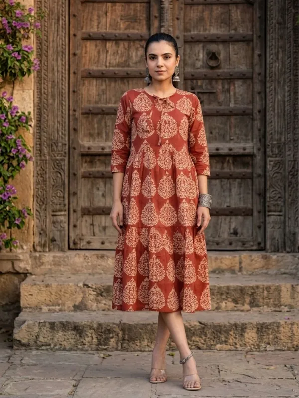 rust orange dress online india Low Price Offers on Dresses for Women in India