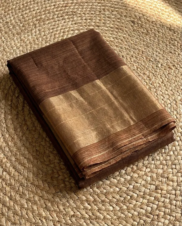 Virasaa_Roop_Silkmark_Handloom_Saree_Coffee_Brown