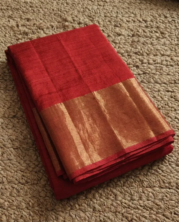 Virasaa_Roop_Silkmark_Handloom_Saree_Red