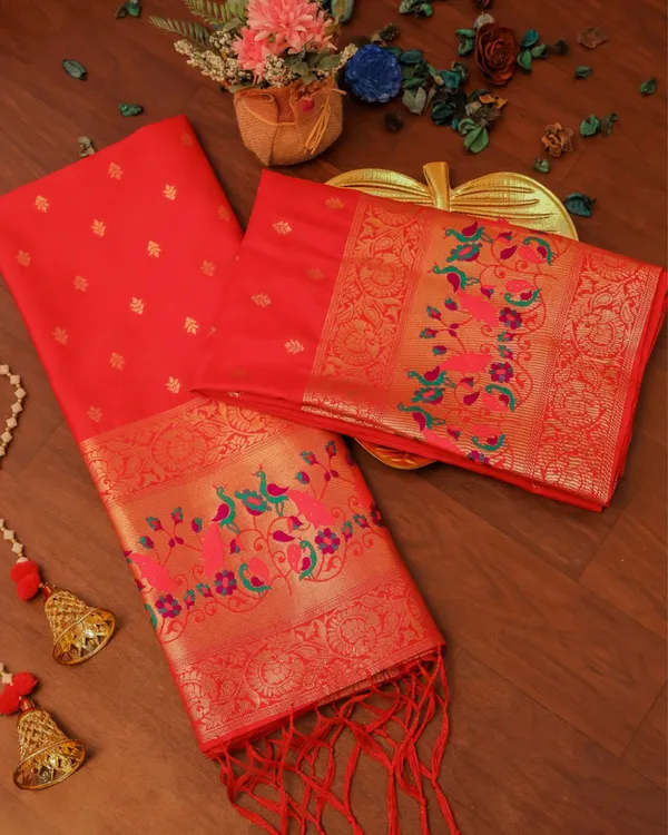 Noor-e-Banaras_Lichi_Silk_Brocade_Orange_Suit
