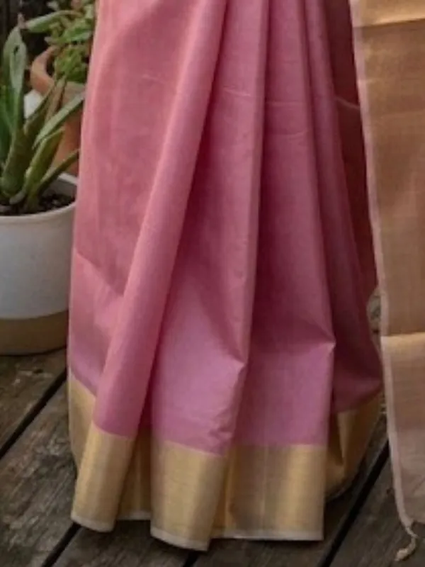 Handloom_Kota_Silk_Beige_&_Rose_Pink_Saree