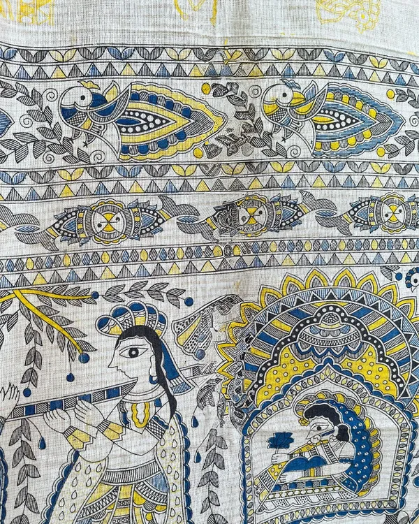 Splendid_Katan_Silk_Yellow_Madhubani_Suit