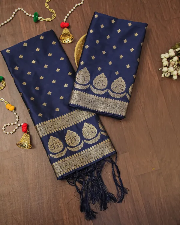 Noor-e-Banaras_Lichi_Silk_Brocade_Weaving_Navy_Blue_Suit