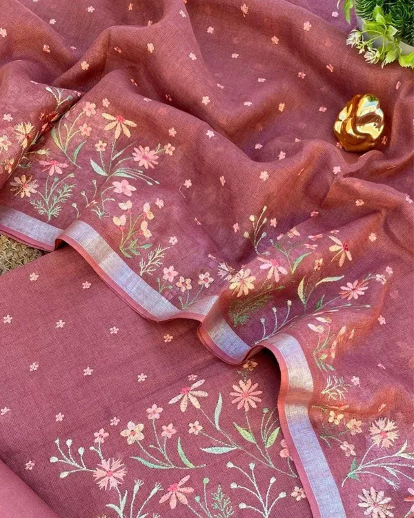 Gulmohar_Pure_Linen_Pink_Embroidered_Suit_Piece