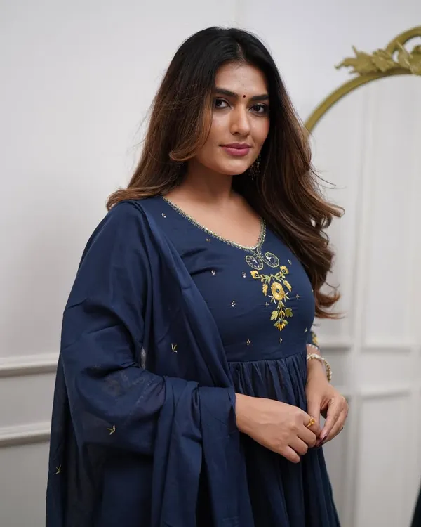 Dark_Blue_Anarkali_Pant_Dupatta_Set_For_Women