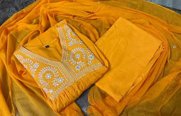 Yellow_Anarkali_Pant_Dupatta_Set_For_Women