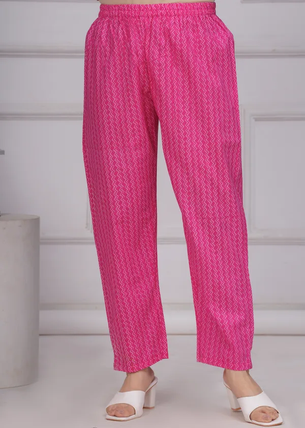 Pink_Cotton_Angrakha_Kurti_With_Pant_&_Dupatta_Set_For_Women