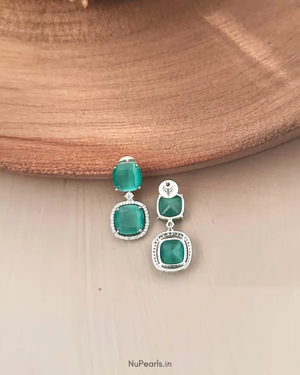 Mint_Green_Lucy_Doublet_Cz_Stone_Rhodium_Earrings