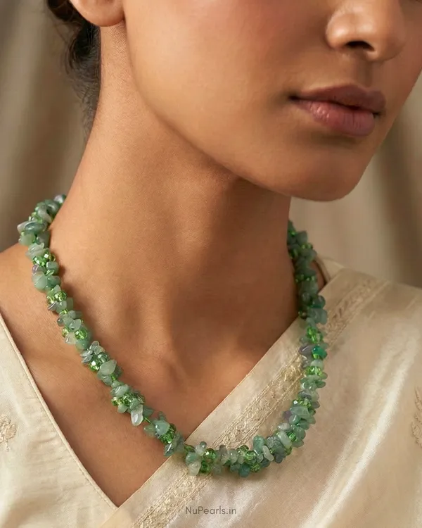 Green_Aventurine_Paris_Uncut_Stone_Cluster_Mala_With_Crystals_For_Women