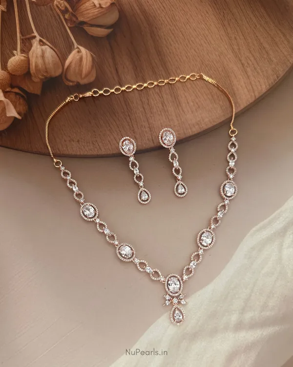 Rose_Gold_Suchi_Necklace_|_18K_Rose_Gold_Plated_CZ_Studded_Jewellery_Set_For_Women