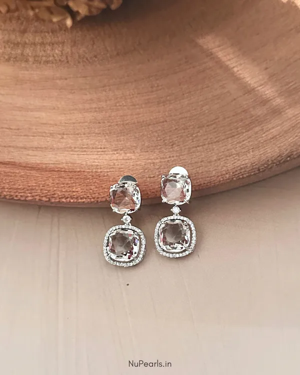White_Lucy_Doublet_Cz_Stone_Rhodium_Earrings