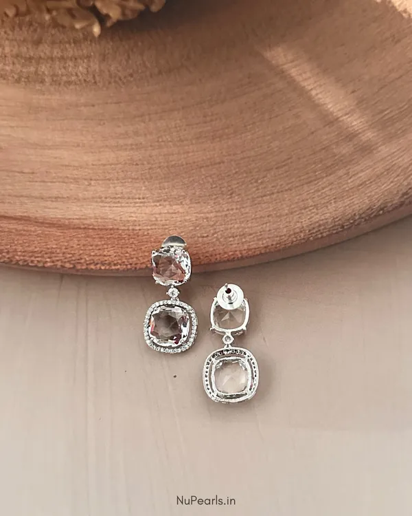 White_Lucy_Doublet_Cz_Stone_Rhodium_Earrings