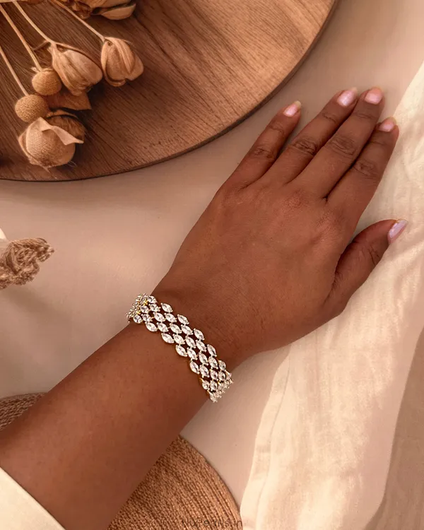 Daya_Gold_Plated_Marquise_CZ_Premium_Thick_Tennis_Bracelet