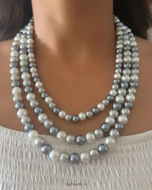 Grey_White_Silver_Aesha_3_Layered_Pearl_Mala_Necklace_With_Earrings_For_Women