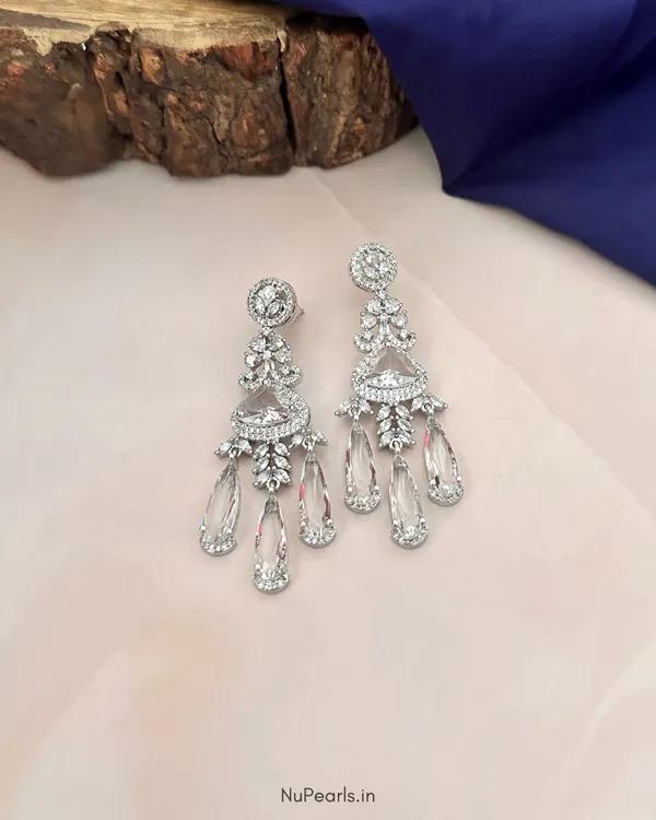 White_Grace__American_Diamond_Rhodium_Plated_Chandelier_Party_Earrings_For_Women