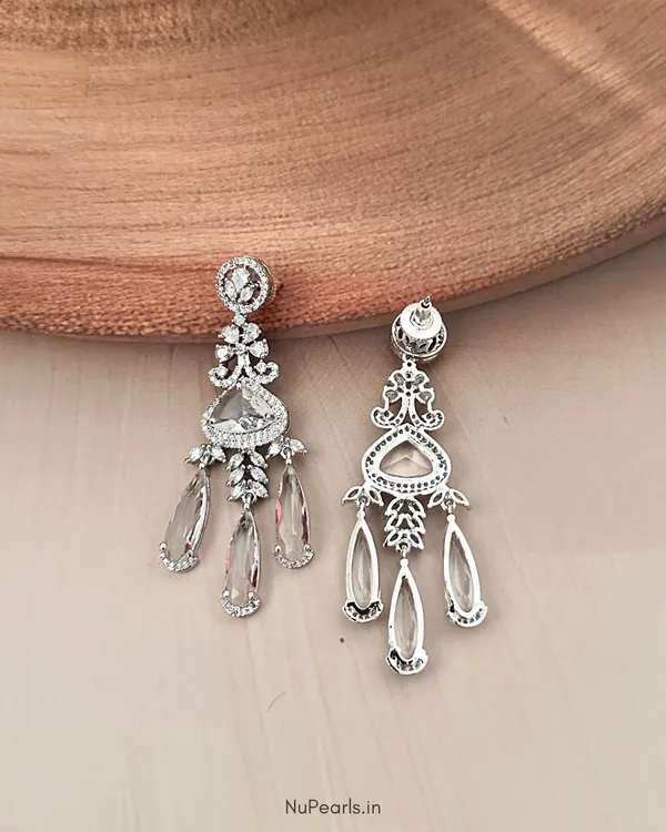 White_Grace__American_Diamond_Rhodium_Plated_Chandelier_Party_Earrings_For_Women