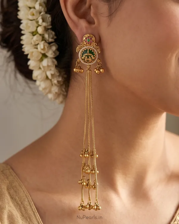 Mint_Green_Siddhi_Kashmiri_Long_Ghunghroo_Drop_Earrings_in_Antique_Gold