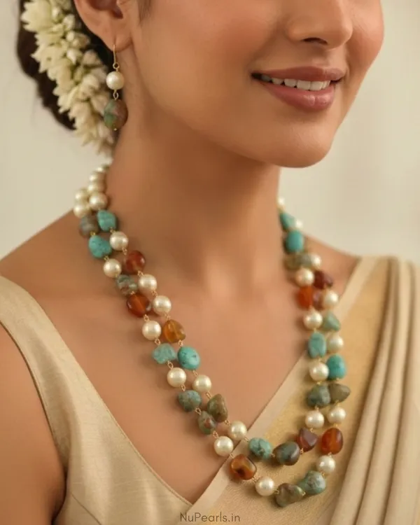 Blue_Kshiti_Pearl_&_Stone_Double_Layered_Mala_Necklace_For_Women