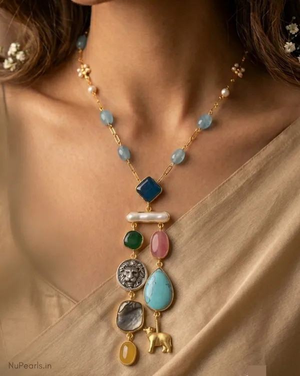 Handmade_Blue_Agate_Orna_Multi_Statement_Necklace