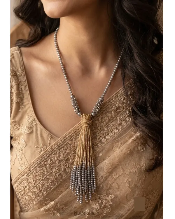 Handmade_Golden_Grey_Zanya_Crystal_Tassel_Long_Mala_Necklace
