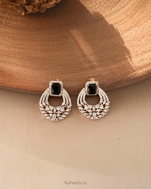 18K_Rose-Gold_Plated_Black_Ami_American_Diamond_Chandbali_Earrings